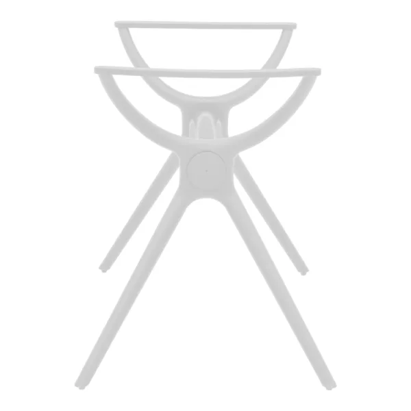 Βάση τραπεζιού Herno pakoworld λευκό pp 106x61x73εκ - Image 2