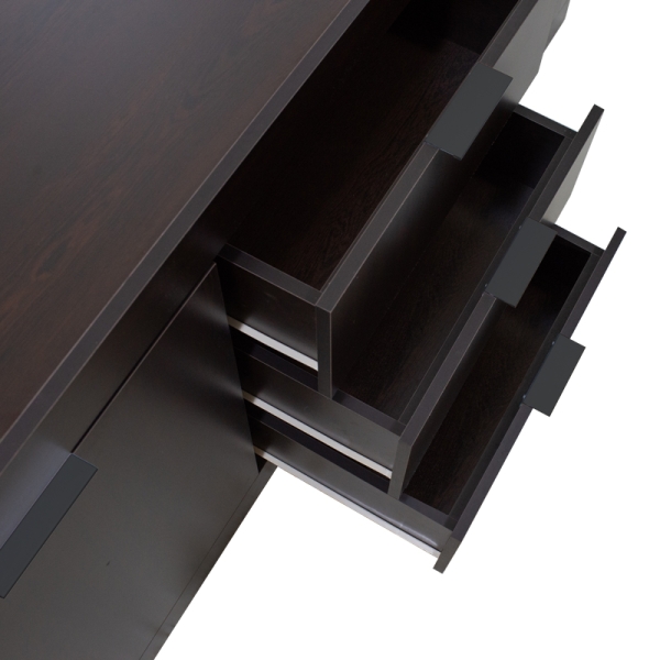 Μπουφές Doha pakoworld σε wenge απόχρωση 180x45x80.5εκ - Image 3